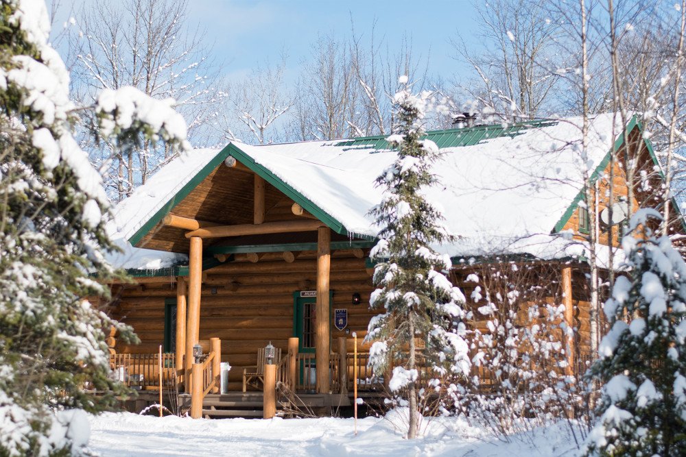 Chalet en bois rond Le Huard