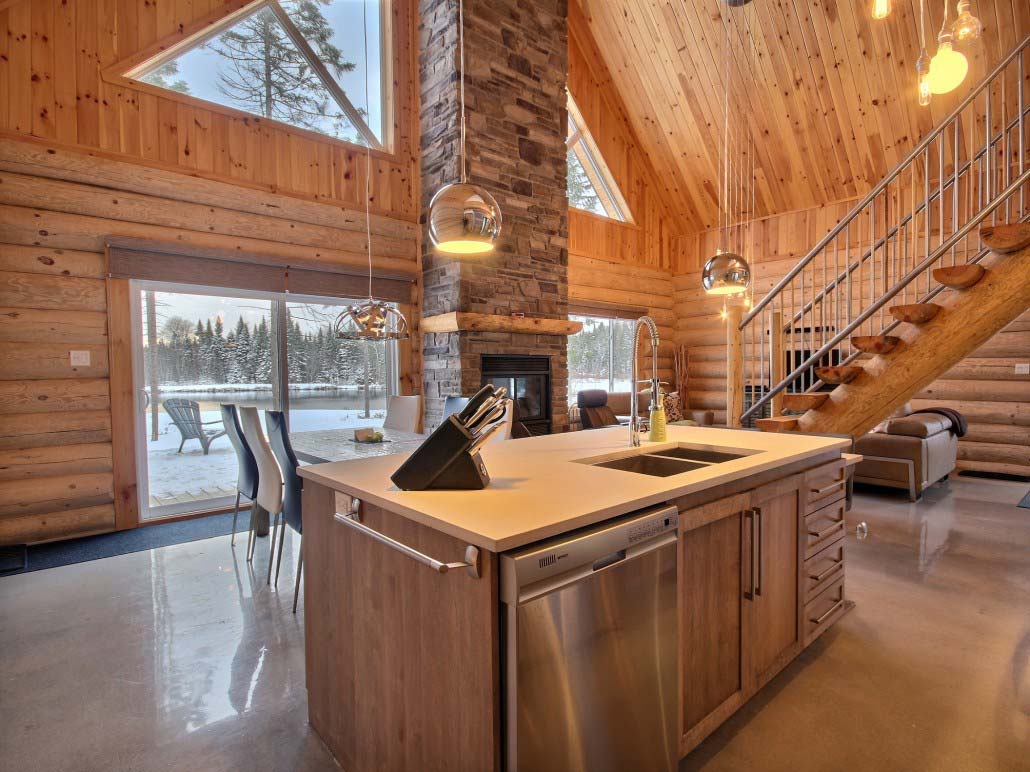 Salle principale Chalet Inukshuk