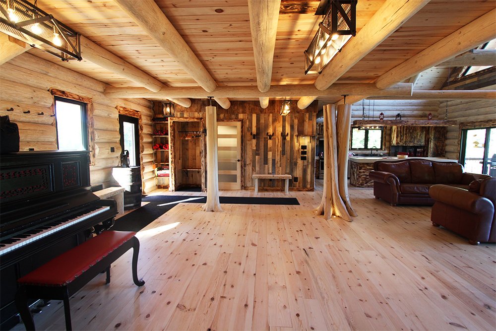 Chalet en bois rond La Légende