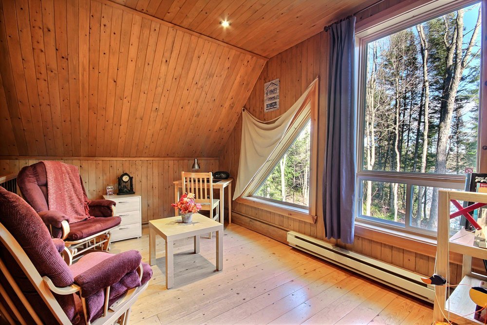 Salle de détente Chalet Le Loup-Blanc