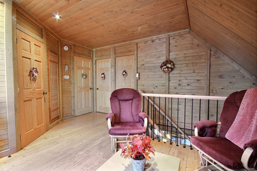 Salle de détente Chalet Le Loup-Blanc