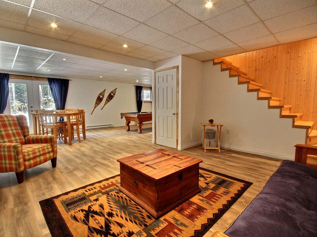 Sous-sol Chalet Loup-Cervier
