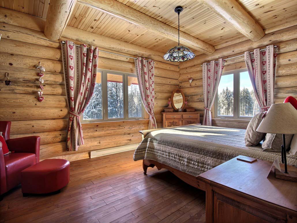 Chambre des maîtres Chalet Marmottes