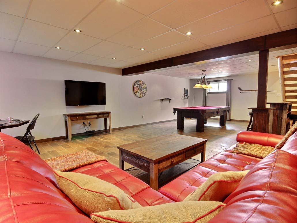 Sous-sol Chalet Le Mustang