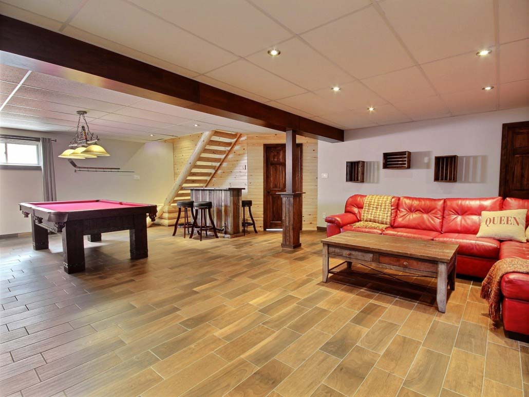 Sous-sol Chalet Le Mustang