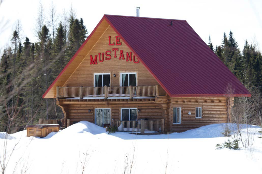 Chalet en bois rond Le Mustang