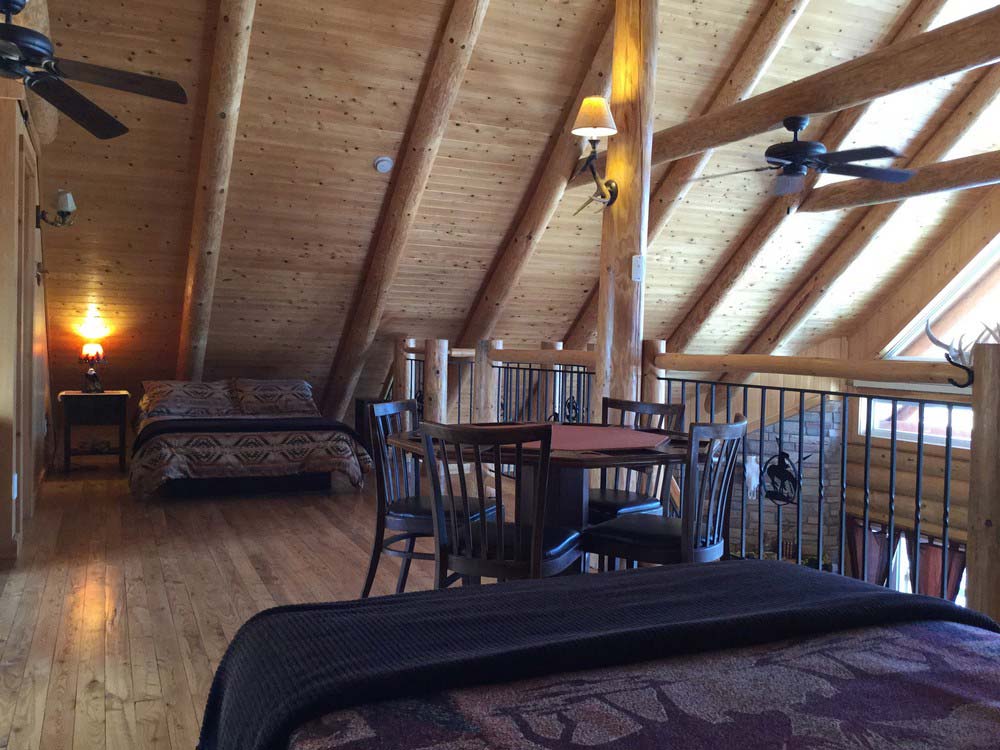 Chambre Mezzanine Chalet Natif
