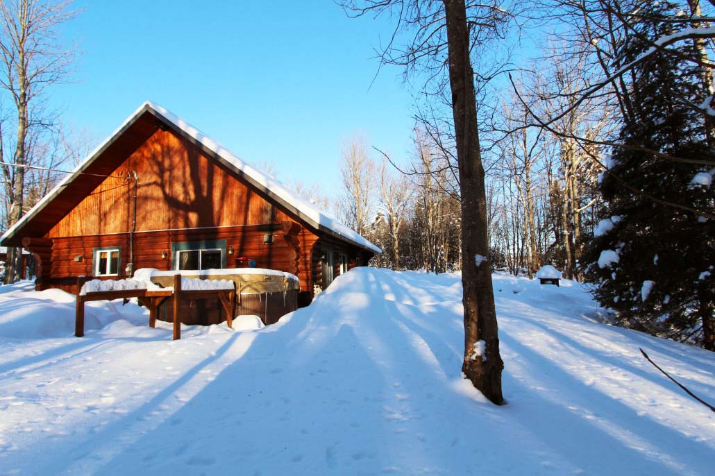Vue arrière Chalet Nirvana