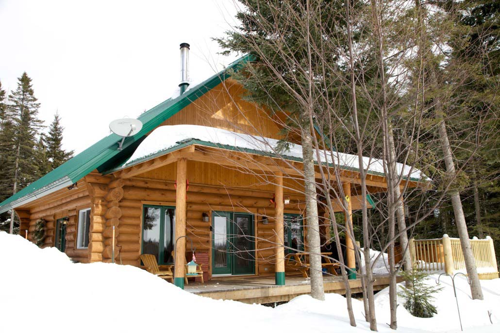 Chalet en bois rond Le Nordet