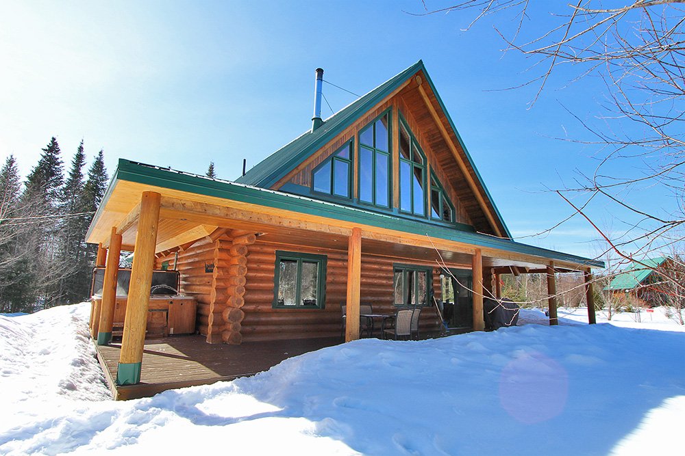 Chalet en bois rond Orignal
