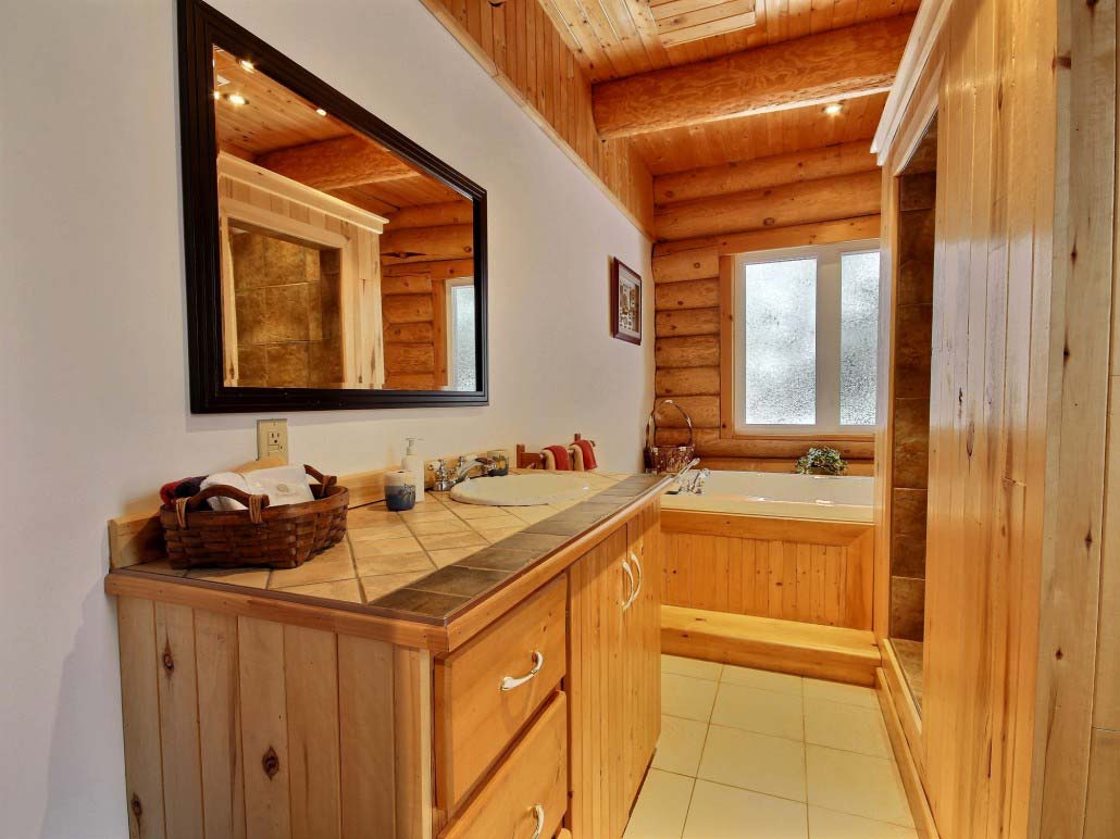 Salle de abin Chalet Ours Blanc
