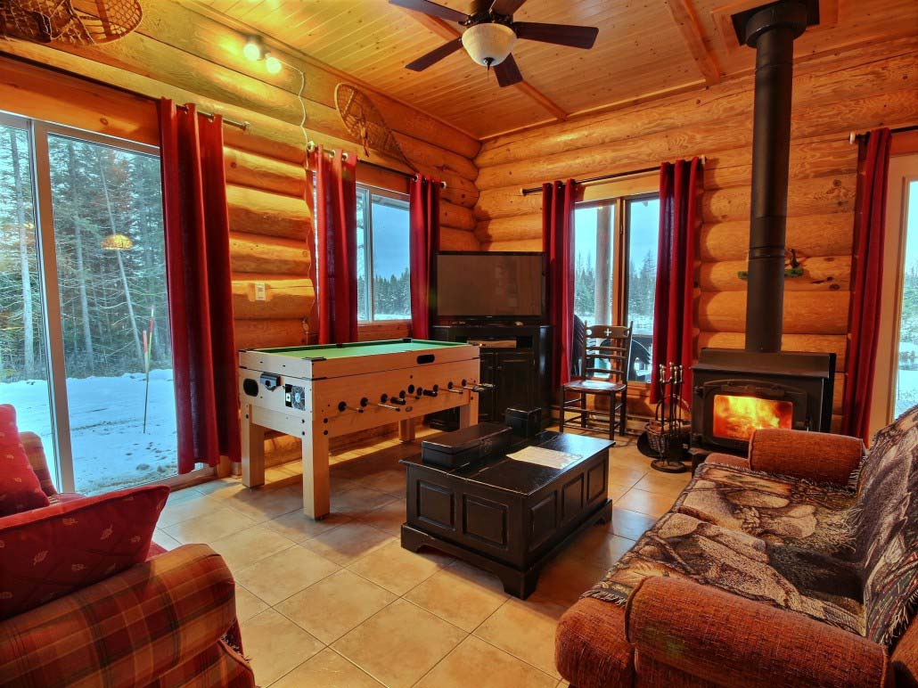 Salon Chalet Ours Noir