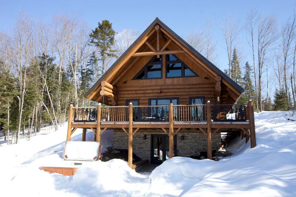 Chalet en bois rond Le Sitelle