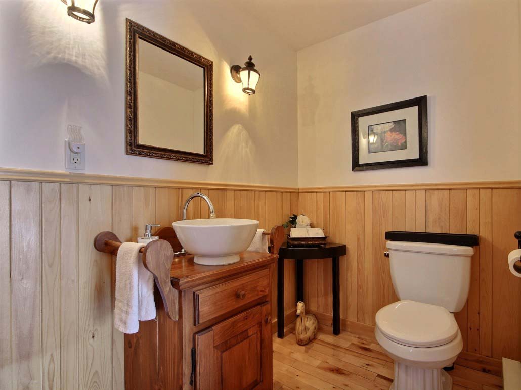 Salle de bain de maitres Chalet Le Wapitik