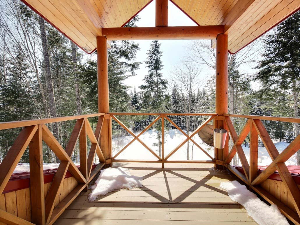 Balcon Chalet Le Wapitik