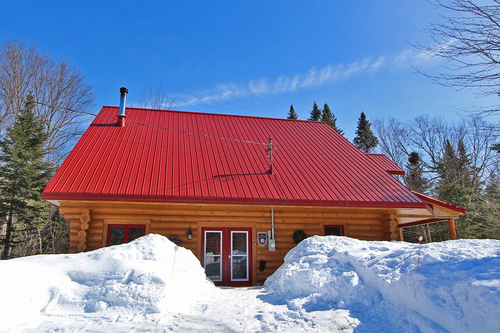 Chalet en bois rond Le Wapitik