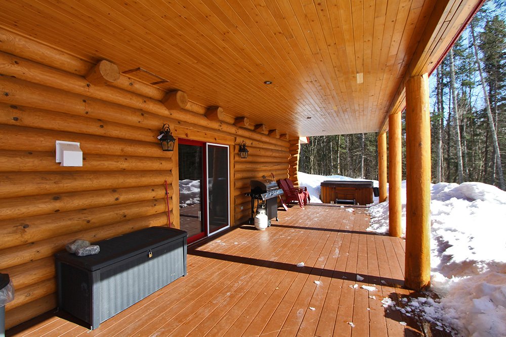 Terrasse Chalet Le Wapitik