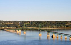 L'Île d'Orléans à proximité de Québec