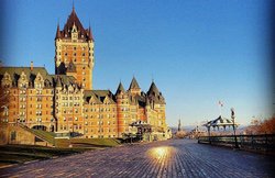 Dufferin Terrace just below Château Frontenac