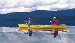 Excursion en canot sur le Clearwater Lake