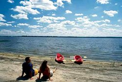 Camping du parc d'Oka - Plage à proximité