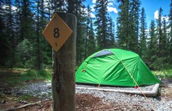 Camping Wapiti - BC, Canada