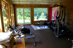 Auberge de bois rond - salle de sport