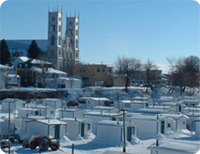 Village de cabanes de pêche à Sainte-Anne-de-la-Pérade Village de cabanes de pêche à Sainte-Anne-de-la-Pérade