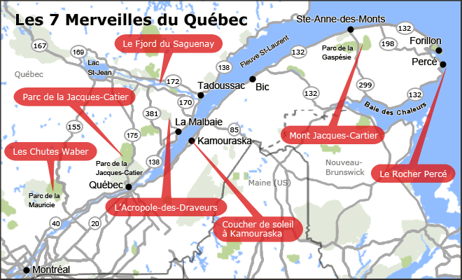 Les 7 Merveilles Du Québec