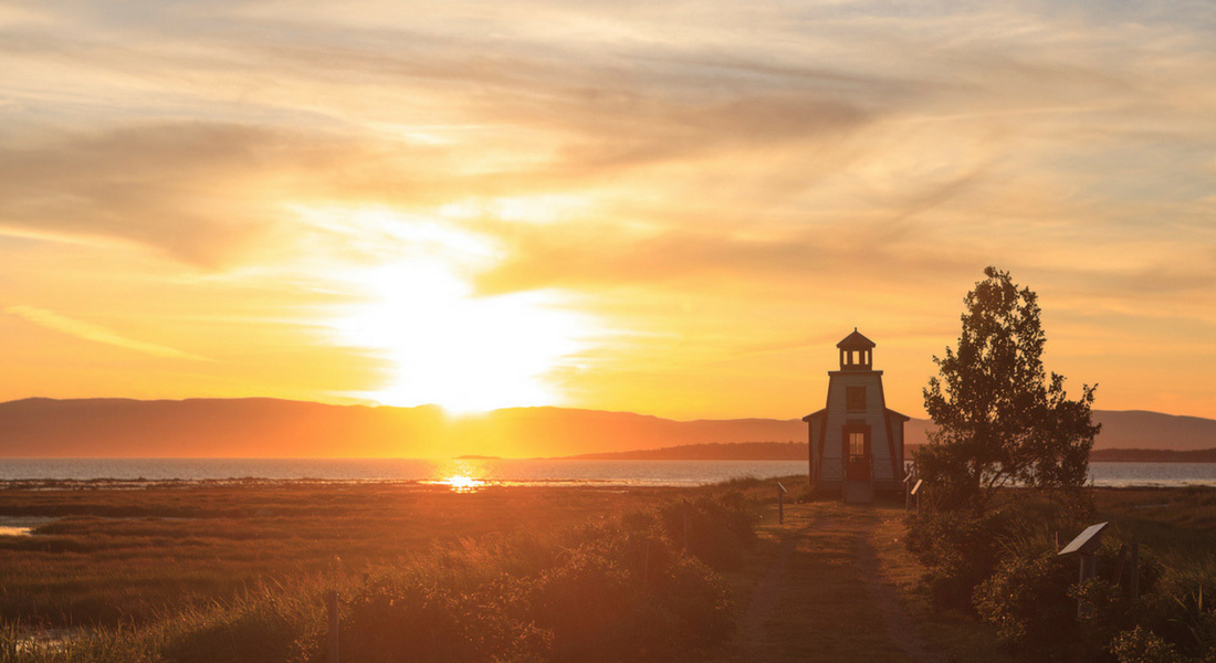 Sunset in Kamouraska, Quebec